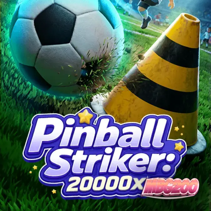 Tampilan visual neon stadion dalam permainan slot Pinball Striker 20,000x
